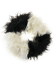 Two Tone Mongolian Fur Snood