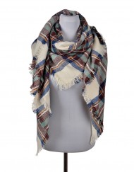 winter grid scarf