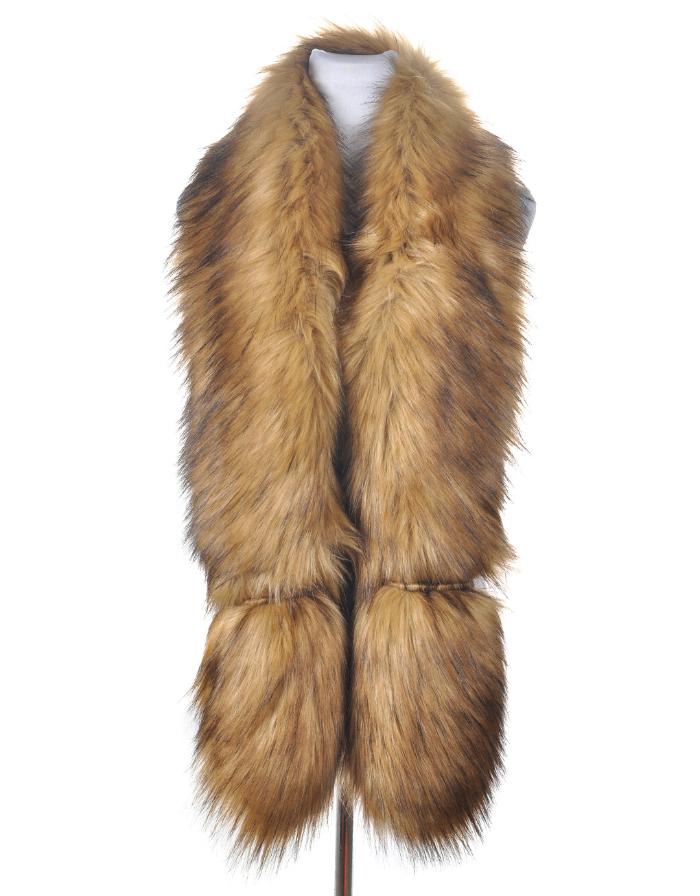 Luxury Long Faux Fur Scarf - LUXE Wholesale