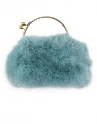 Gold Chain Fur Handbag