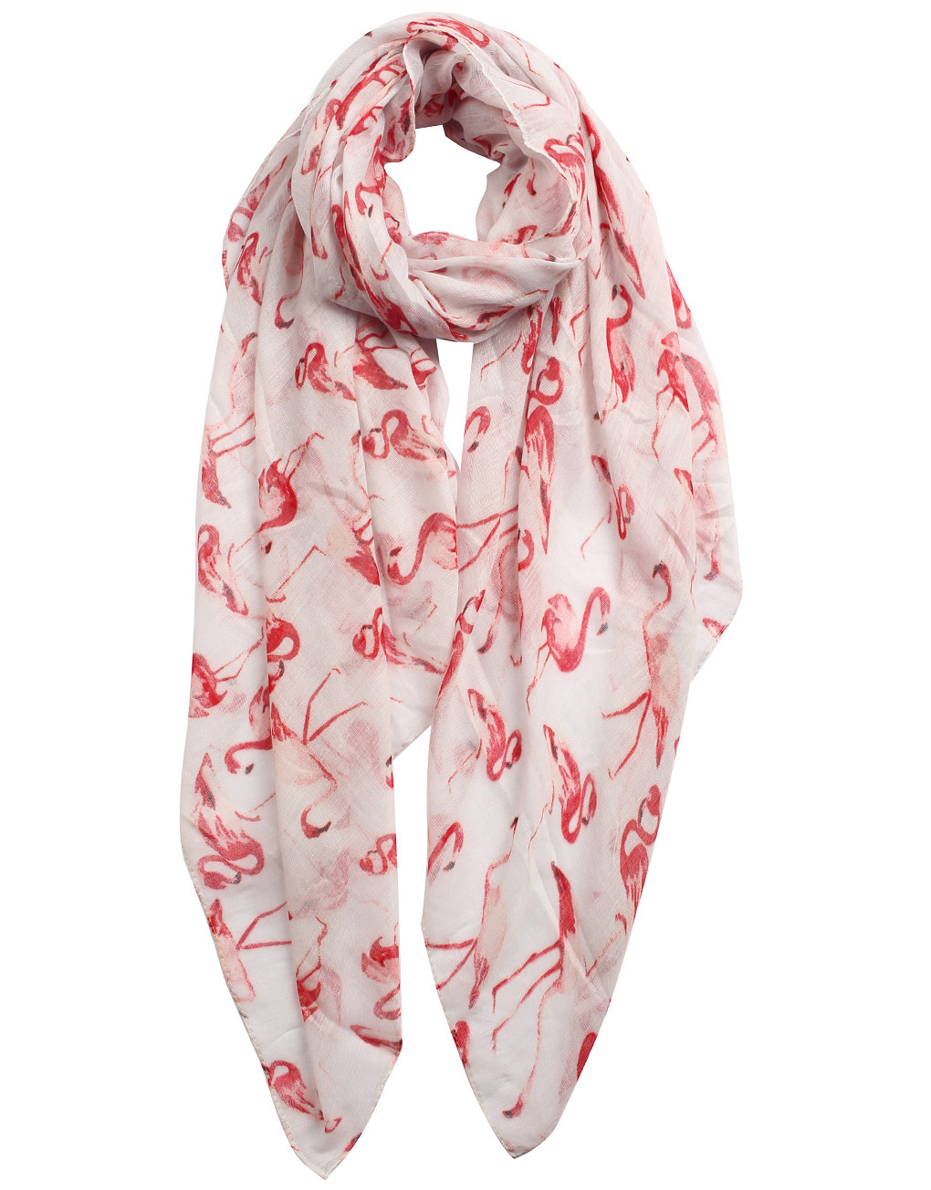 Flamingo Print Maxi Scarf High Quality Cotton Feel Super Soft Winter Scarves Christmas Gifts UK Seller