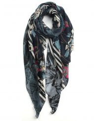 Flower Eyes Print Scarf
