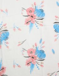 Gold Foil Rose Print Scarf