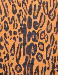 Leopard Line Edge Print Scarf