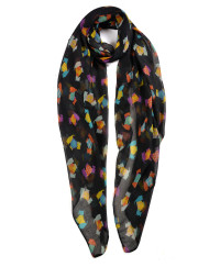 Scottie Dog Print Scarf