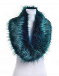 Faux Raccoon Fur Collar