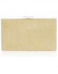 Plain Shining Rectangle Clutch Bag