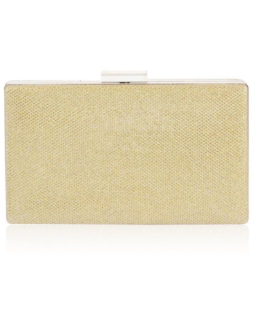 Plain Shining Rectangle Clutch Bag