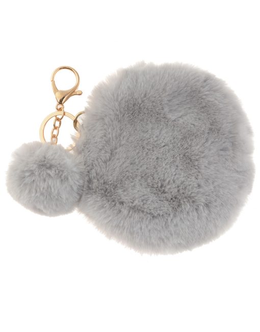Small Round Fur Coin Bag