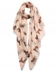 Lovely Dogs Print Scarf