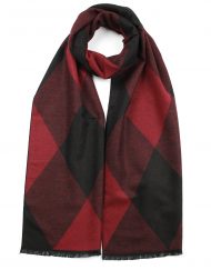 Rhombus Print Men's Scarf