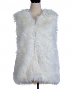 Plain Faux Fur Gilet - Luxe Wholesale