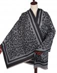 Leopard Double Boarder Winter Scarf