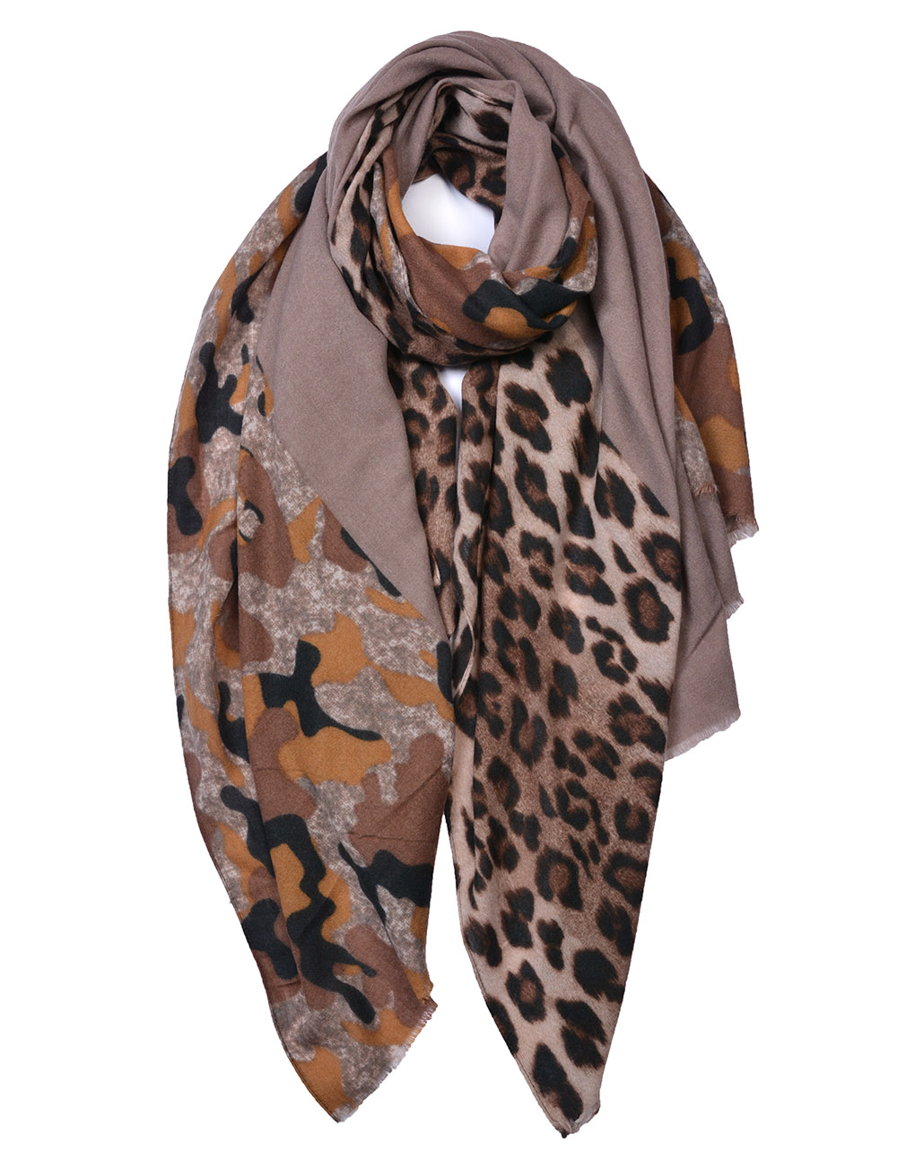 Green Tiger & Leopard Animal Print Scarf – lusciousscarves