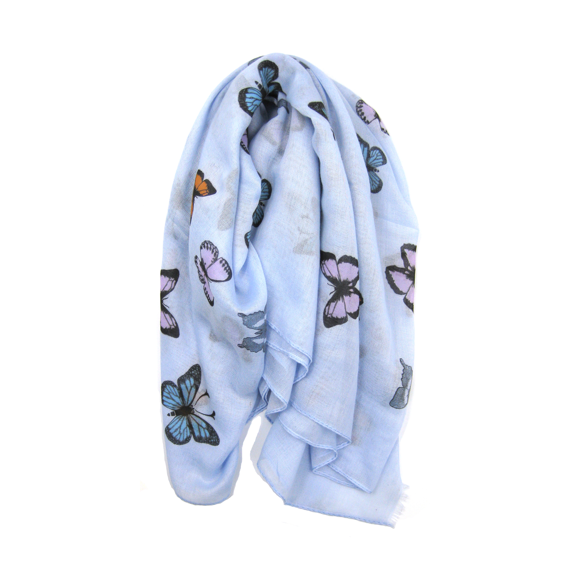 Butterfly Print Scarf Luxe Wholesale