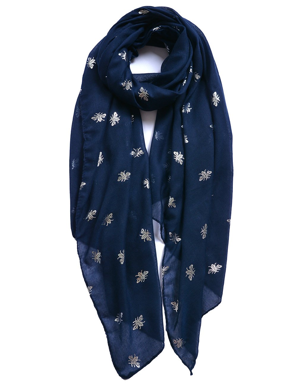 WIDE SCARF WITH TASSEL LUXE EMERALD main image 1